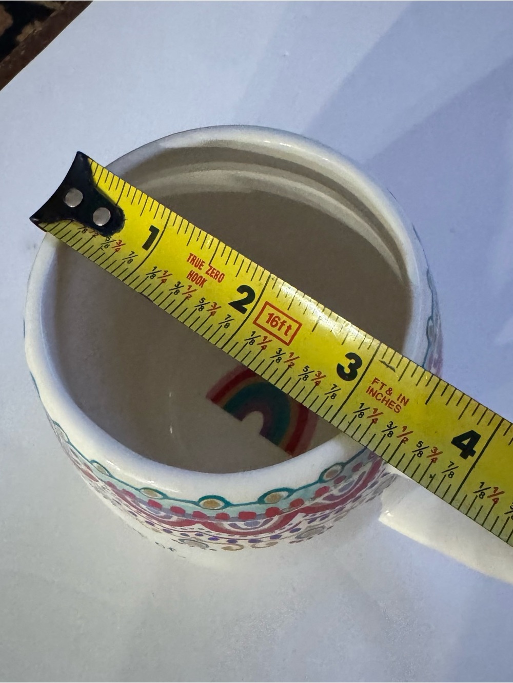 NATURAL LIFE Boho Cup of Happy Mug, Multicolor Decorative Border, Discontinued - Picture 8 of 8
